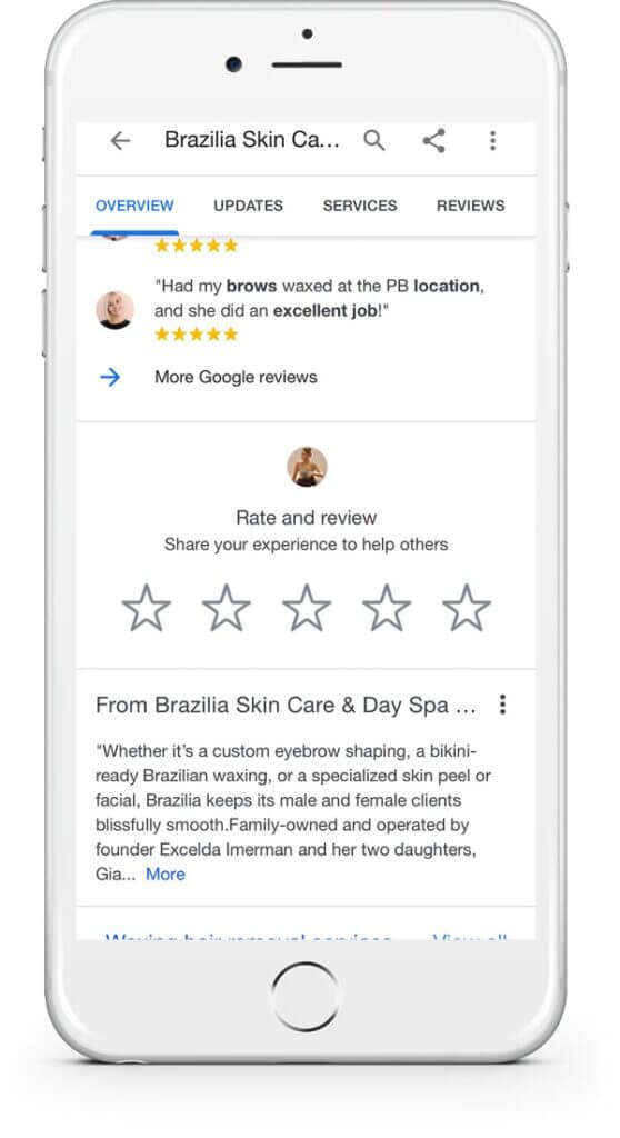Google review