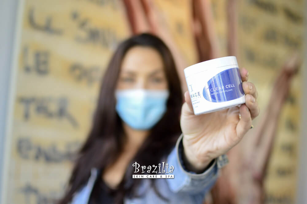A lot of clients ask how to tame active acne from wearing their face masks. Here's a product that is specially-formulated for the job.