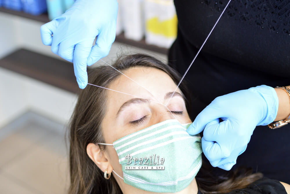 Threading service, Brazilia Skin Care & Spa