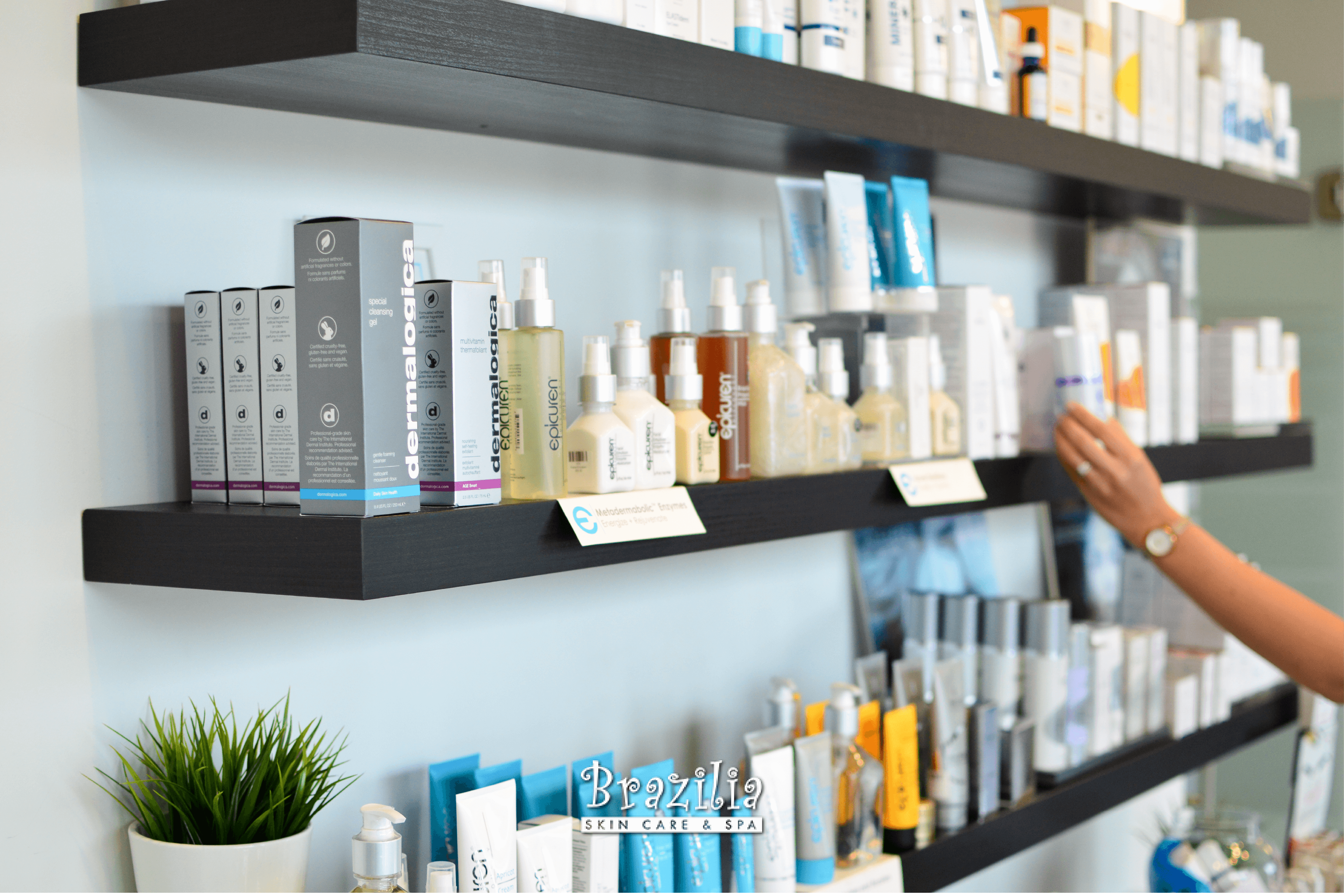 Products at Brazilia Skin Care & Spa