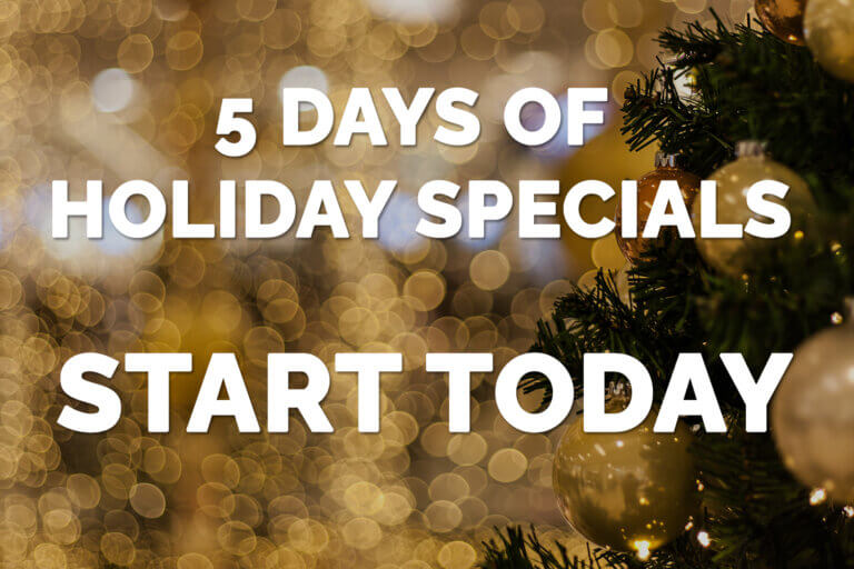5 days of holiday specials start today